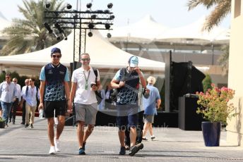 World © Octane Photographic Ltd. Formula 1 –  Abu Dhabi GP - Paddock. Williams Martini Racing FW41 – Lance Stroll. Yas Marina Circuit, Abu Dhabi. Saturday 24th November 2018.