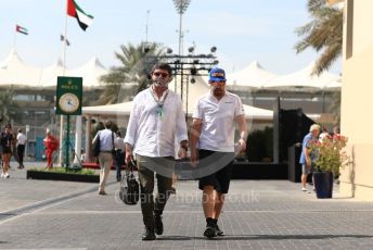 World © Octane Photographic Ltd. Formula 1 –  Abu Dhabi GP - Paddock. McLaren MCL33 – Fernando Alonso. Yas Marina Circuit, Abu Dhabi. Saturday 24th November 2018.
