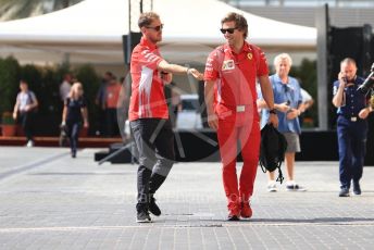 World © Octane Photographic Ltd. Formula 1 –  Abu Dhabi GP - Paddock. Scuderia Ferrari SF71-H – Sebastian Vettel. Yas Marina Circuit, Abu Dhabi. Saturday 24th November 2018.