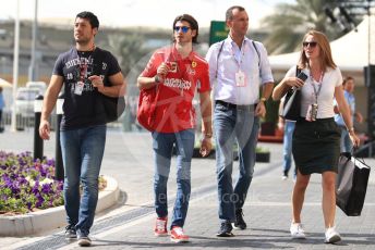 World © Octane Photographic Ltd. Formula 1 - Abu Dhabi GP - Paddock. Antonio Giovinazzi - Scuderia Ferrari Third Driver. Yas Marina Circuit, Abu Dhabi. Saturday 24th November 2018.