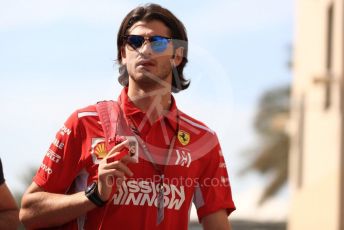 World © Octane Photographic Ltd. Formula 1 - Abu Dhabi GP - Paddock. Antonio Giovinazzi - Scuderia Ferrari Third Driver. Yas Marina Circuit, Abu Dhabi. Saturday 24th November 2018.