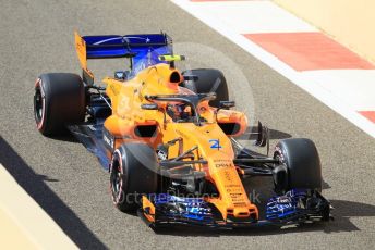 World © Octane Photographic Ltd. Formula 1 –  Abu Dhabi GP - Practice 1. McLaren MCL33 – Stoffel Vandoorne. Yas Marina Circuit, Abu Dhabi. Friday 23rd November 2018.