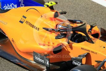 World © Octane Photographic Ltd. Formula 1 –  Abu Dhabi GP - Practice 1. McLaren MCL33 – Stoffel Vandoorne. Yas Marina Circuit, Abu Dhabi. Friday 23rd November 2018.