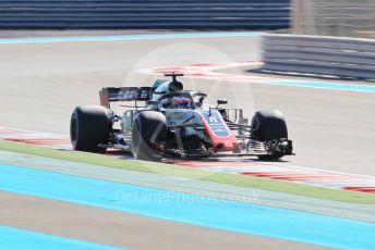 World © Octane Photographic Ltd. Formula 1 –  Abu Dhabi GP - Practice 1. Haas F1 Team VF-18 – Romain Grosjean. Yas Marina Circuit, Abu Dhabi. Friday 23rd November 2018.