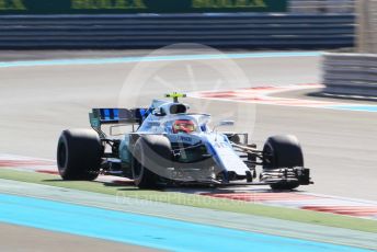World © Octane Photographic Ltd. Formula 1 –  Abu Dhabi GP - Practice 1. Williams Martini Racing FW41 – Robert Kubica. Yas Marina Circuit, Abu Dhabi. Friday 23rd November 2018.