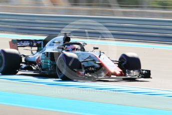 World © Octane Photographic Ltd. Formula 1 –  Abu Dhabi GP - Practice 1. Haas F1 Team VF-18 – Romain Grosjean. Yas Marina Circuit, Abu Dhabi. Friday 23rd November 2018.