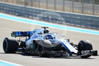 World © Octane Photographic Ltd. Formula 1 –  Abu Dhabi GP - Practice 1. Williams Martini Racing FW41 – Lance Stroll. Yas Marina Circuit, Abu Dhabi. Friday 23rd November 2018.