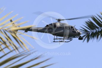 World © Octane Photographic Ltd. Formula 1 –  Abu Dhabi GP - Practice 1. TV helicopter. Yas Marina Circuit, Abu Dhabi. Friday 23rd November 2018.