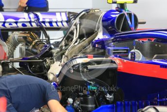 World © Octane Photographic Ltd. Formula 1 –  Abu Dhabi GP - Practice 1. Scuderia Toro Rosso STR13. Yas Marina Circuit, Abu Dhabi. Friday 23rd November 2018.