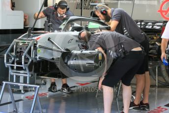 World © Octane Photographic Ltd. Formula 1 –  Abu Dhabi GP - Practice 1. Haas F1 Team VF-18. Yas Marina Circuit, Abu Dhabi. Friday 23rd November 2018.