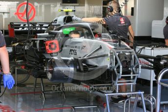 World © Octane Photographic Ltd. Formula 1 –  Abu Dhabi GP - Practice 1. Haas F1 Team VF-18. Yas Marina Circuit, Abu Dhabi. Friday 23rd November 2018.