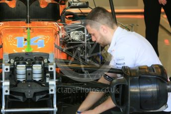 World © Octane Photographic Ltd. Formula 1 –  Abu Dhabi GP - Practice 1. McLaren MCL33 – Fernando Alonso. Yas Marina Circuit, Abu Dhabi. Friday 23rd November 2018.