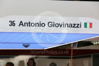 World © Octane Photographic Ltd. Formula 1 –  Abu Dhabi GP - Practice 1. Alfa Romeo Sauber F1 Team C37 – Antonio Giovinazzi. Yas Marina Circuit, Abu Dhabi. Friday 23rd November 2018.