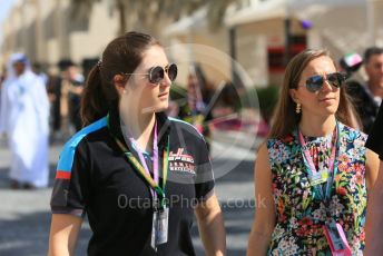 World © Octane Photographic Ltd. Formula 1 - Abu Dhabi GP - Paddock. Tatiana Calderon - Development Driver Sauber F1 Team. Yas Marina Circuit, Abu Dhabi. Friday 23rd November 2018.