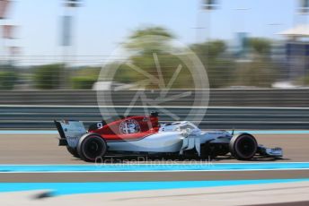 World © Octane Photographic Ltd. Formula 1 –  Abu Dhabi GP - Practice 1. Alfa Romeo Sauber F1 Team C37 – Marcus Ericsson. Yas Marina Circuit, Abu Dhabi. Friday 23rd November 2018.