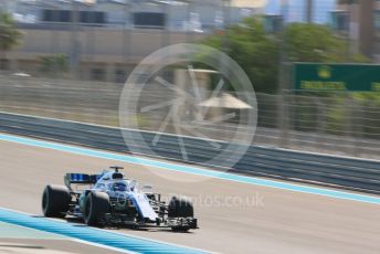 World © Octane Photographic Ltd. Formula 1 –  Abu Dhabi GP - Practice 1. Williams Martini Racing FW41 – Lance Stroll. Yas Marina Circuit, Abu Dhabi. Friday 23rd November 2018.