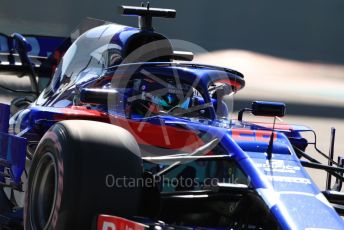 World © Octane Photographic Ltd. Formula 1 –  Abu Dhabi GP - Practice 1. Scuderia Toro Rosso STR13 – Brendon Hartley. Yas Marina Circuit, Abu Dhabi. Friday 23rd November 2018.