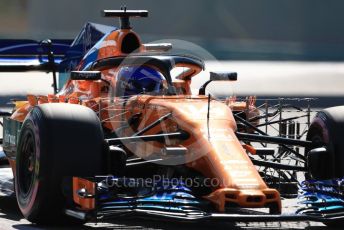 World © Octane Photographic Ltd. Formula 1 –  Abu Dhabi GP - Practice 1. McLaren MCL33 – Fernando Alonso. Yas Marina Circuit, Abu Dhabi. Friday 23rd November 2018.