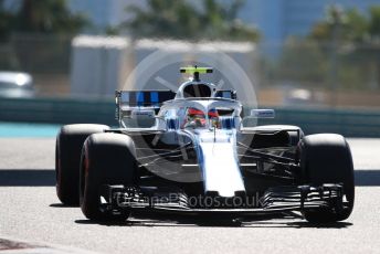 World © Octane Photographic Ltd. Formula 1 –  Abu Dhabi GP - Practice 1. Williams Martini Racing FW41 – Robert Kubica. Yas Marina Circuit, Abu Dhabi. Friday 23rd November 2018.