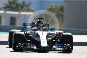 World © Octane Photographic Ltd. Formula 1 –  Abu Dhabi GP - Practice 1. Mercedes AMG Petronas Motorsport AMG F1 W09 EQ Power+ - Lewis Hamilton. Yas Marina Circuit, Abu Dhabi. Friday 23rd November 2018.