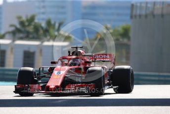 World © Octane Photographic Ltd. Formula 1 –  Abu Dhabi GP - Practice 1. Scuderia Ferrari SF71-H – Sebastian Vettel. Yas Marina Circuit, Abu Dhabi. Friday 23rd November 2018.