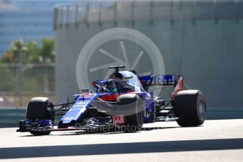 World © Octane Photographic Ltd. Formula 1 –  Abu Dhabi GP - Practice 1. Scuderia Toro Rosso STR13 – Brendon Hartley. Yas Marina Circuit, Abu Dhabi. Friday 23rd November 2018.
