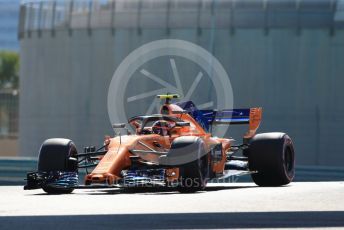 World © Octane Photographic Ltd. Formula 1 –  Abu Dhabi GP - Practice 1. McLaren MCL33 – Stoffel Vandoorne. Yas Marina Circuit, Abu Dhabi. Friday 23rd November 2018.