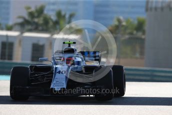 World © Octane Photographic Ltd. Formula 1 –  Abu Dhabi GP - Practice 1. Williams Martini Racing FW41 – Robert Kubica. Yas Marina Circuit, Abu Dhabi. Friday 23rd November 2018.