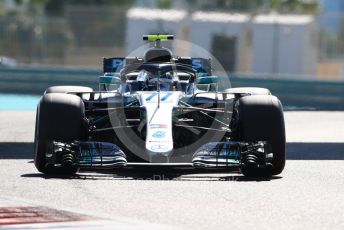 World © Octane Photographic Ltd. Formula 1 –  Abu Dhabi GP - Practice 1. Mercedes AMG Petronas Motorsport AMG F1 W09 EQ Power+ - Valtteri Bottas. Yas Marina Circuit, Abu Dhabi. Friday 23rd November 2018.