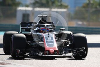 World © Octane Photographic Ltd. Formula 1 –  Abu Dhabi GP - Practice 1. Haas F1 Team VF-18 – Romain Grosjean. Yas Marina Circuit, Abu Dhabi. Friday 23rd November 2018.