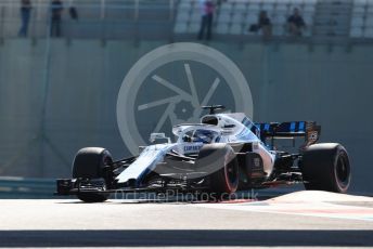 World © Octane Photographic Ltd. Formula 1 –  Abu Dhabi GP - Practice 1. Williams Martini Racing FW41 – Lance Stroll. Yas Marina Circuit, Abu Dhabi. Friday 23rd November 2018.