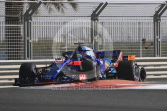 World © Octane Photographic Ltd. Formula 1 –  Abu Dhabi GP - Practice 1. Scuderia Toro Rosso STR13 – Brendon Hartley. Yas Marina Circuit, Abu Dhabi. Friday 23rd November 2018.