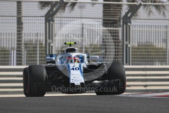 World © Octane Photographic Ltd. Formula 1 –  Abu Dhabi GP - Practice 1. Williams Martini Racing FW41 – Robert Kubica. Yas Marina Circuit, Abu Dhabi. Friday 23rd November 2018.