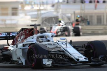 World © Octane Photographic Ltd. Formula 1 –  Abu Dhabi GP - Practice 1. Alfa Romeo Sauber F1 Team C37 – Marcus Ericsson. Yas Marina Circuit, Abu Dhabi. Friday 23rd November 2018.
