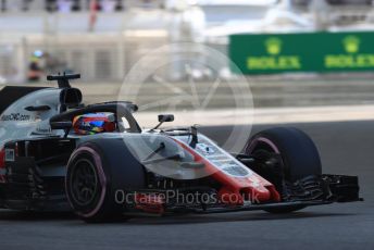 World © Octane Photographic Ltd. Formula 1 –  Abu Dhabi GP - Practice 1. Haas F1 Team VF-18 – Romain Grosjean. Yas Marina Circuit, Abu Dhabi. Friday 23rd November 2018.