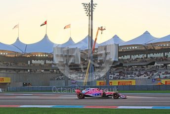 World © Octane Photographic Ltd. Formula 1 –  Abu Dhabi GP - Practice 2. Racing Point Force India VJM11 - Sergio Perez. Yas Marina Circuit, Abu Dhabi. Friday 23rd November 2018.