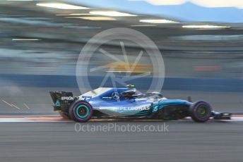 World © Octane Photographic Ltd. Formula 1 –  Abu Dhabi GP - Practice 2. Mercedes AMG Petronas Motorsport AMG F1 W09 EQ Power+ - Valtteri Bottas. Yas Marina Circuit, Abu Dhabi. Friday 23rd November 2018.