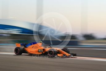 World © Octane Photographic Ltd. Formula 1 –  Abu Dhabi GP - Practice 2. McLaren MCL33 – Stoffel Vandoorne. Yas Marina Circuit, Abu Dhabi. Friday 23rd November 2018.