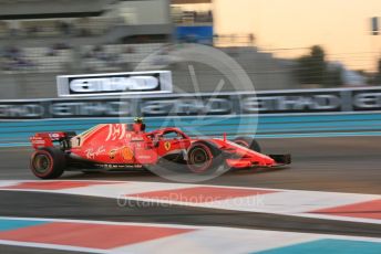 World © Octane Photographic Ltd. Formula 1 –  Abu Dhabi GP - Practice 2. Scuderia Ferrari SF71-H – Kimi Raikkonen. Yas Marina Circuit, Abu Dhabi. Friday 23rd November 2018.