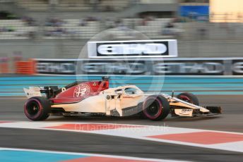 World © Octane Photographic Ltd. Formula 1 –  Abu Dhabi GP - Practice 2. Alfa Romeo Sauber F1 Team C37 – Marcus Ericsson. Yas Marina Circuit, Abu Dhabi. Friday 23rd November 2018.