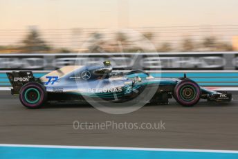 World © Octane Photographic Ltd. Formula 1 –  Abu Dhabi GP - Practice 2. Mercedes AMG Petronas Motorsport AMG F1 W09 EQ Power+ - Valtteri Bottas. Yas Marina Circuit, Abu Dhabi. Friday 23rd November 2018.