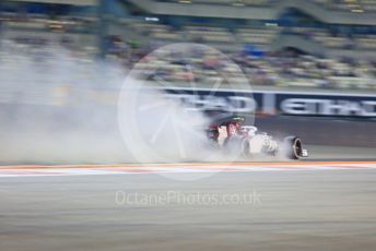 World © Octane Photographic Ltd. Formula 1 –  Abu Dhabi GP - Practice 2. Alfa Romeo Sauber F1 Team C37 – Charles Leclerc. Yas Marina Circuit, Abu Dhabi. Friday 23rd November 2018.