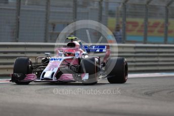 World © Octane Photographic Ltd. Formula 1 –  Abu Dhabi GP - Practice 2. Racing Point Force India VJM11 - Esteban Ocon. Yas Marina Circuit, Abu Dhabi. Friday 23rd November 2018.