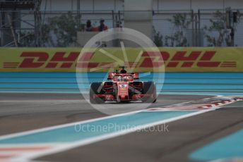 World © Octane Photographic Ltd. Formula 1 –  Abu Dhabi GP - Practice 2. Scuderia Ferrari SF71-H – Sebastian Vettel. Yas Marina Circuit, Abu Dhabi. Friday 23rd November 2018.