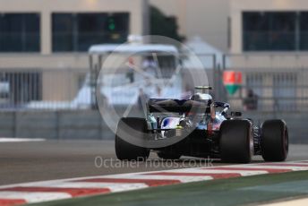 World © Octane Photographic Ltd. Formula 1 –  Abu Dhabi GP - Practice 2. Scuderia Toro Rosso STR13 – Pierre Gasly. Yas Marina Circuit, Abu Dhabi. Friday 23rd November 2018.