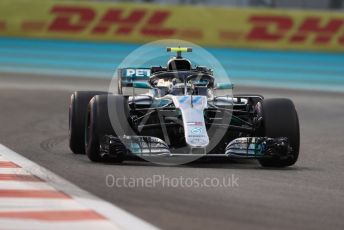 World © Octane Photographic Ltd. Formula 1 –  Abu Dhabi GP - Practice 2. Mercedes AMG Petronas Motorsport AMG F1 W09 EQ Power+ - Valtteri Bottas. Yas Marina Circuit, Abu Dhabi. Friday 23rd November 2018.