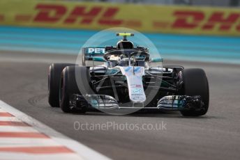 World © Octane Photographic Ltd. Formula 1 –  Abu Dhabi GP - Practice 2. Mercedes AMG Petronas Motorsport AMG F1 W09 EQ Power+ - Valtteri Bottas. Yas Marina Circuit, Abu Dhabi. Friday 23rd November 2018.