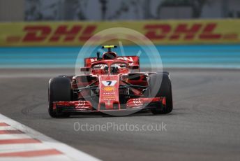 World © Octane Photographic Ltd. Formula 1 –  Abu Dhabi GP - Practice 2. Scuderia Ferrari SF71-H – Kimi Raikkonen. Yas Marina Circuit, Abu Dhabi. Friday 23rd November 2018.