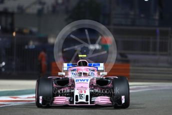 World © Octane Photographic Ltd. Formula 1 –  Abu Dhabi GP - Practice 2. Racing Point Force India VJM11 - Esteban Ocon. Yas Marina Circuit, Abu Dhabi. Friday 23rd November 2018.