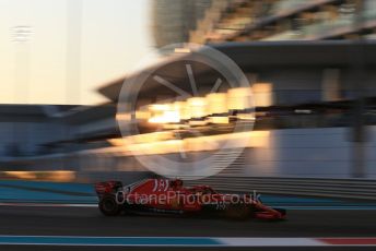 World © Octane Photographic Ltd. Formula 1 –  Abu Dhabi GP - Practice 2. Scuderia Ferrari SF71-H – Kimi Raikkonen. Yas Marina Circuit, Abu Dhabi. Friday 23rd November 2018.